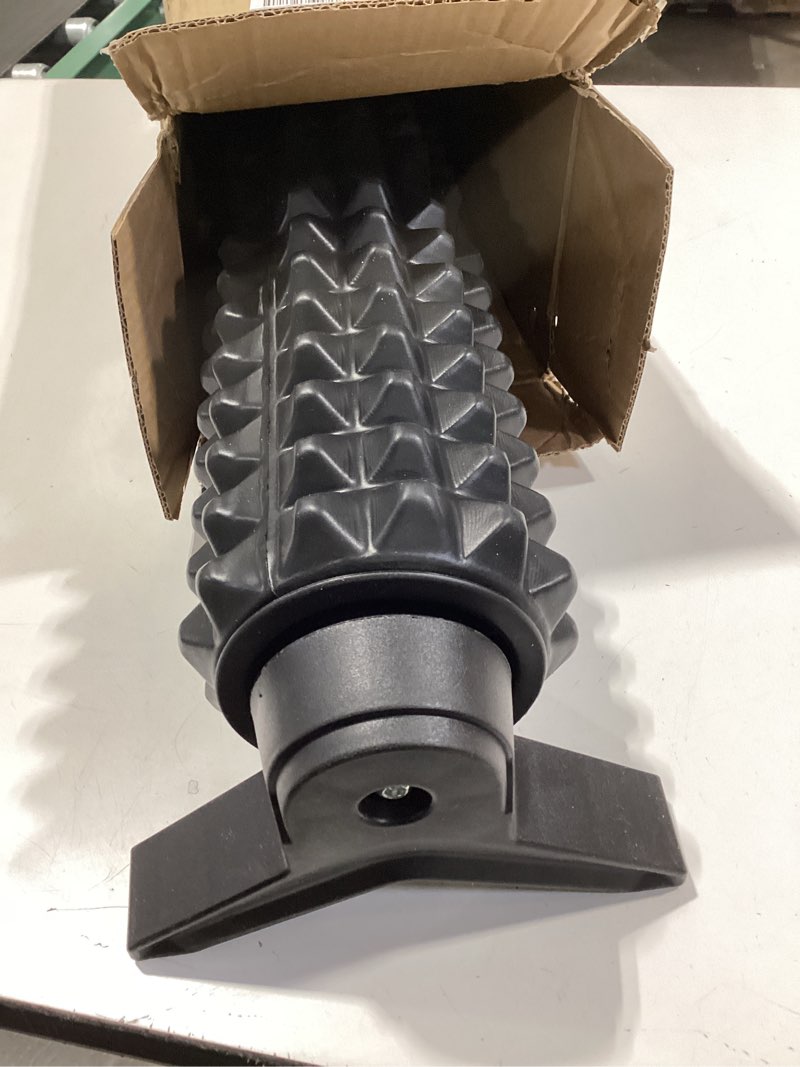 Condition photo showing Good Condition for new upgrade bracket foam roller with stand for back leg pain, 21 inch firm deep tissue muscle massager for sore muscles (black)