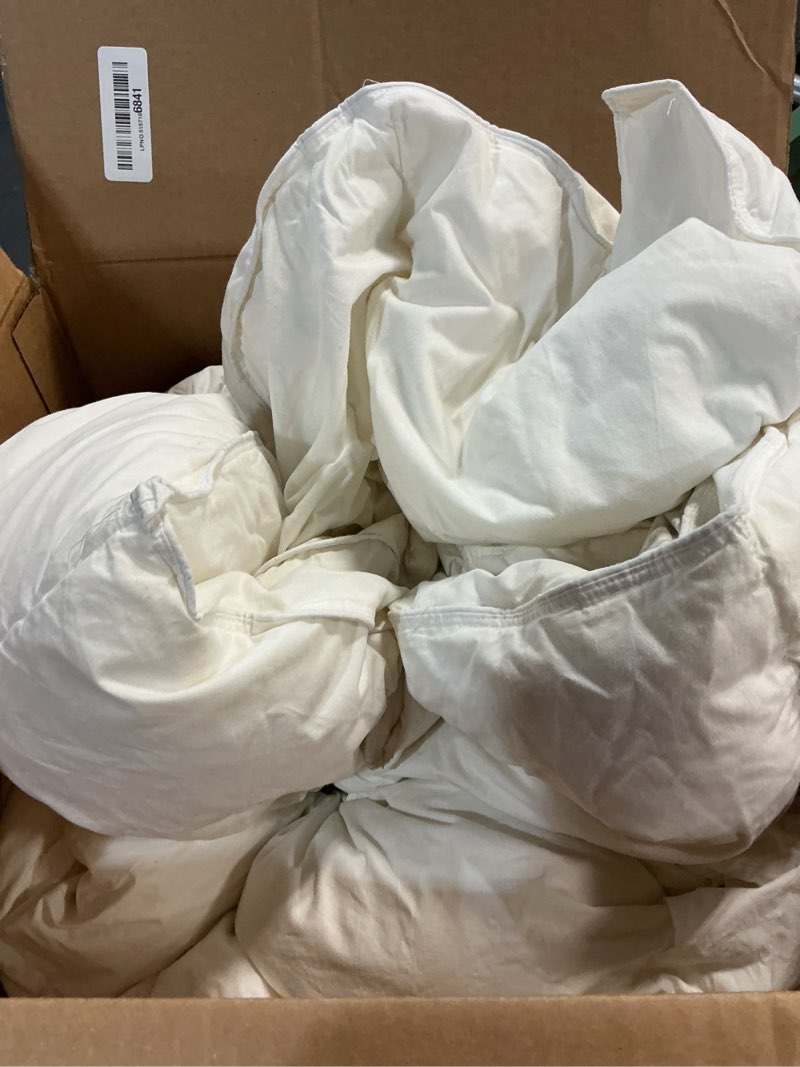 Condition photo showing Good Condition for utopia bedding comforter duvet insert, quilted comforter with corner tabs, box stitched down alternative comforters twin size (white) twin (pack of 1) white
