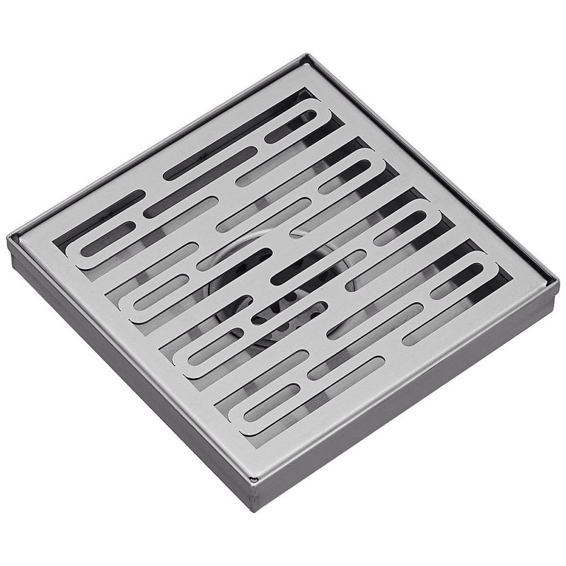 Stainless Steel Grid Shower Drain Finish: Brushed Nickel