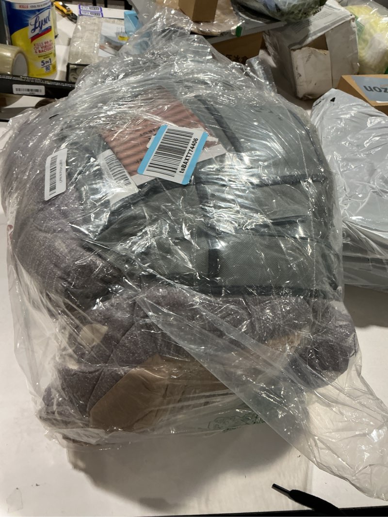 Condition photo showing Good Condition for lemiroe vintage gray cotton comforter king size 3pcs - luxurious design with white & charcoal branches pattern, elegant dusty pink reversible lightweight bedding sets with soft fill(104"×90") king(104"×90") retro branches - gray & dusty pink