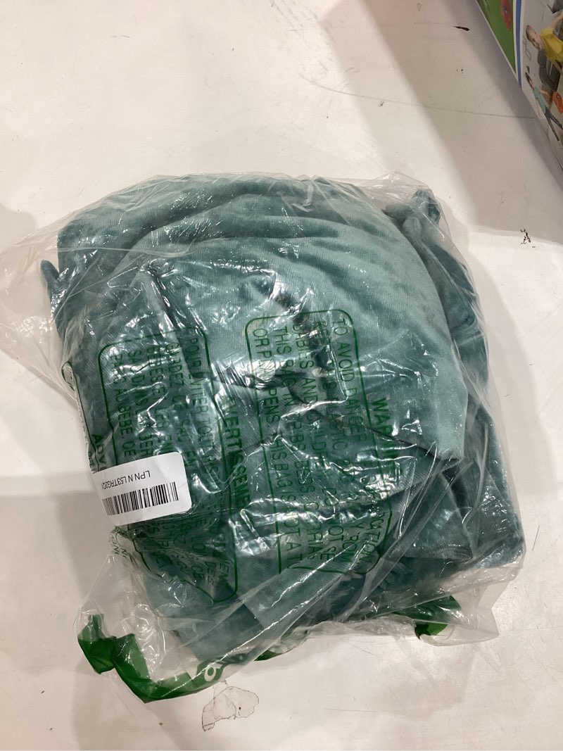 Condition photo showing Good Condition for Luxurious Velvet Euro Shams Decorative Throw Pillow Covers 26x26 Set of 2 Solid Square Euro Pillow Shams for Sofa Couch Bedroom, Aqua Green Aqua Green 26" x 26" (Pack of 2)