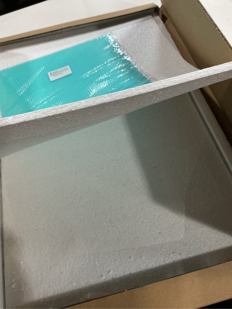 Condition photo showing New/Like New for refrigerator crisper glass shelf replacement 240350608 ap2115928 compatible with fri-gidaire ken-more cro-sley refrigerator crisper shelf insert - 24" x 15.5" x 1/8" in tempered glass by fetechmate