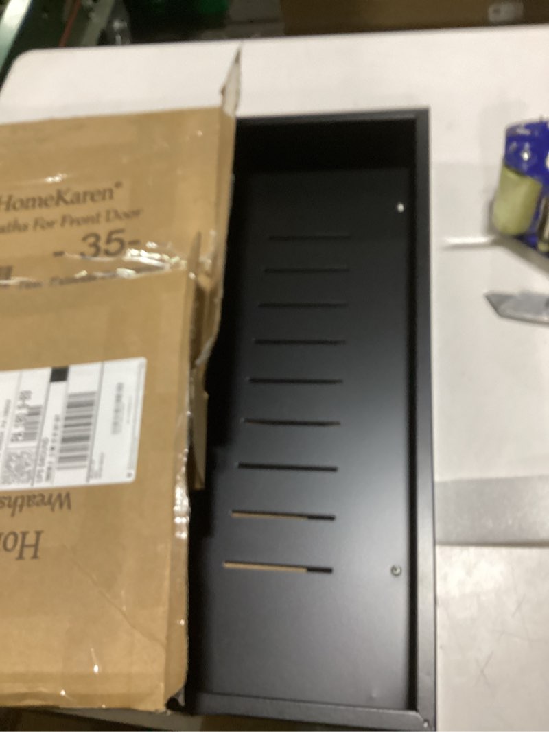 Condition photo showing Good Condition for pull out cabinet organizer, 21"deep, heavy duty full-extension slide out drawers for kitchen cabinets with nano adhesive, roll out shelf sliding cabinet for pots, bathroom, pantry, under sink, black black 13.8"wide-21"deep (1pack?