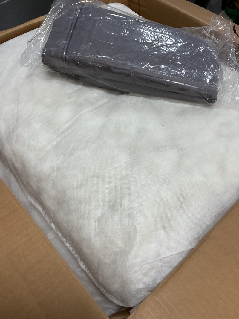 Condition photo showing Good Condition for aaaaacessories outdoor seat cushions for chairs, fade-resistant, waterproof patio furniture replacement cushions, 25.5" x 25.5" x 5" + 25.5" x 19", gray gray 25.5"x25.5"x5" / 25.5"x19"