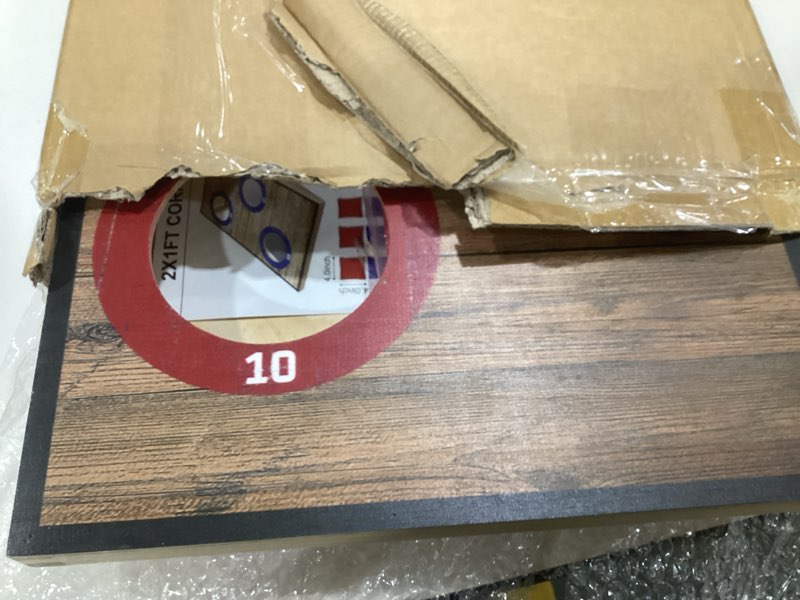 Condition photo showing As Is for portable cornhole board set with bean bags,choose 3 * 2 ft or 2 * 1 ft cornhole boards for adults kids cornhole games for indoor and outdoor party camping equipment 2*1 ft