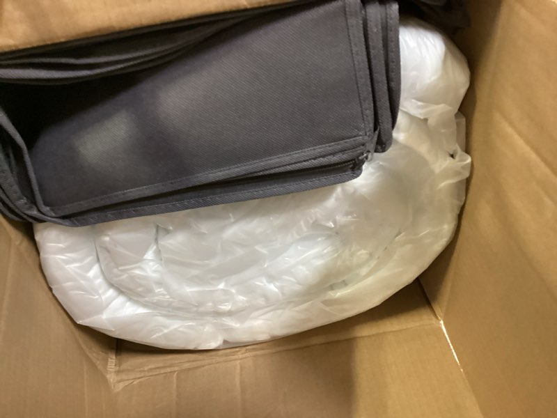 Condition photo showing Good Condition for Hanherry 4 Inch Foldable Mattress Twin Size, Tri-Folding Portable Memory Foam Topper Floor Bed with Storage Bag, Washable Cover for Travel, Camping, RV, Guest Twin (75 × 38 inch) 4 Inch