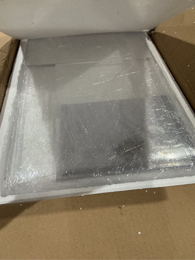 Condition photo showing Good Condition for acrylic coffee table, 31.5" clear coffee table with storage shelf, rectangle centre table, modern coffee table for living room, office?31.5" l x 15.8" w x 15" h