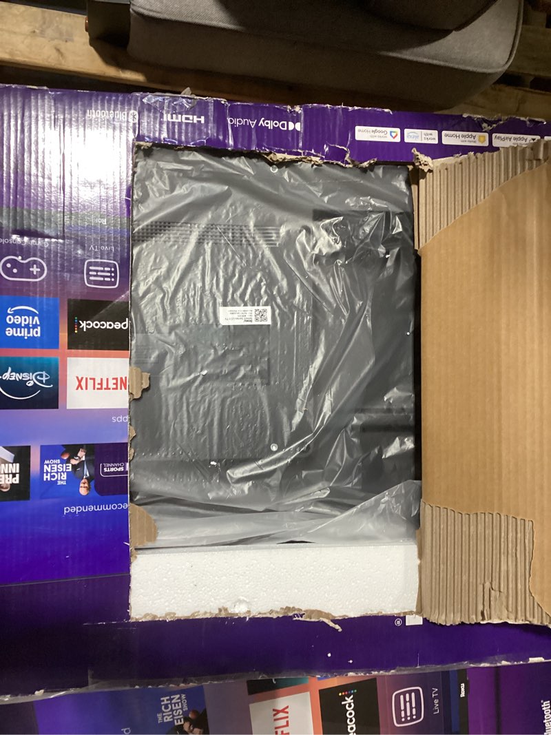 Condition photo showing As Is for Roku Smart TV – 40-Inch Select Series, 1080p Full HD TV – Roku TV with Voice Remote – Flat Screen LED Television with Wi-Fi for Streaming Live Local News, Sports, Family Entertainment