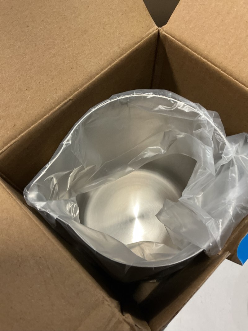 Condition photo showing New/Like New for milk frothing pitcher, 32oz steaming pitcher stainless steel espresso machine accessories for coffee bar, cappuccino barista tools milk jug steamer frother cup with decorating latte art pen a silver 32 ounces