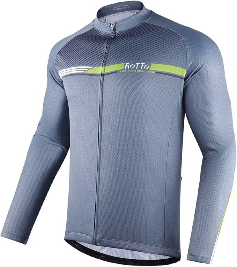 ROTTO Men's Long Sleeve Cycling Jersey (size M ) 