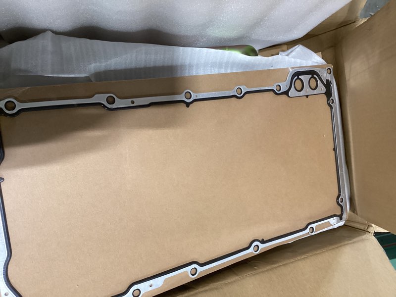 Condition photo showing As Is for labwork 302-1 aluminum oil pan kit replacement for gm muscle classi car truck 4.8l 5.3l 6.0l 6.2l 1955-1987