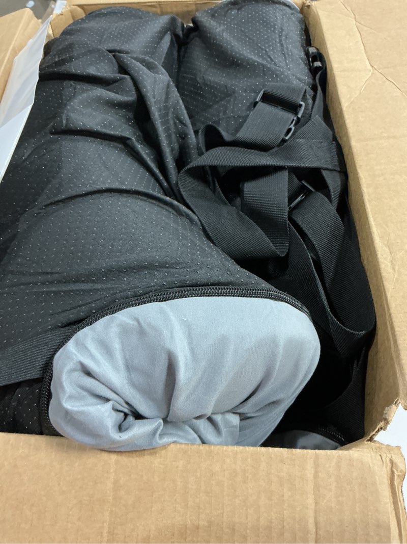 Condition photo showing As Is for CYMULA Memory Foam Camping Mattress Pad,3inch Sleeping Pad for Camping,Non-Slip Bottom Floor Cot Mattress Bed with Retaining Portable Roll up Mattress Pad Mat for Travel Truck Guest Bed Tent