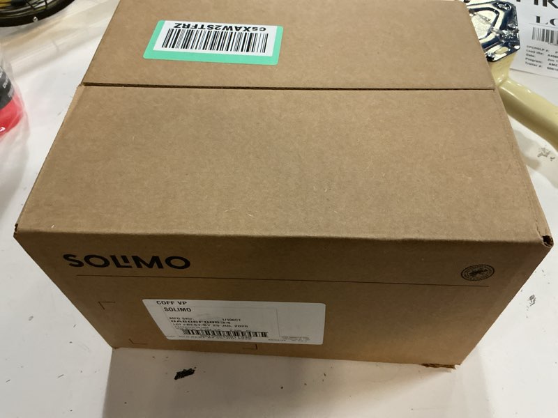 Condition photo showing New/Like New for amazon brand - solimo variety pack light roast coffee pods, hazelnut and french vanilla flavored, compatible with keurig 2.0 k-cup brewers, 100 count variety light roast 100 count (pack of 1) bb 25 jul 2026)