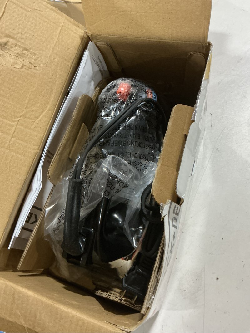 Condition photo showing Good Condition for black+decker the classic iron, f67e-t, aluminum soleplate, steam or dry ironing, 7 temperature setti