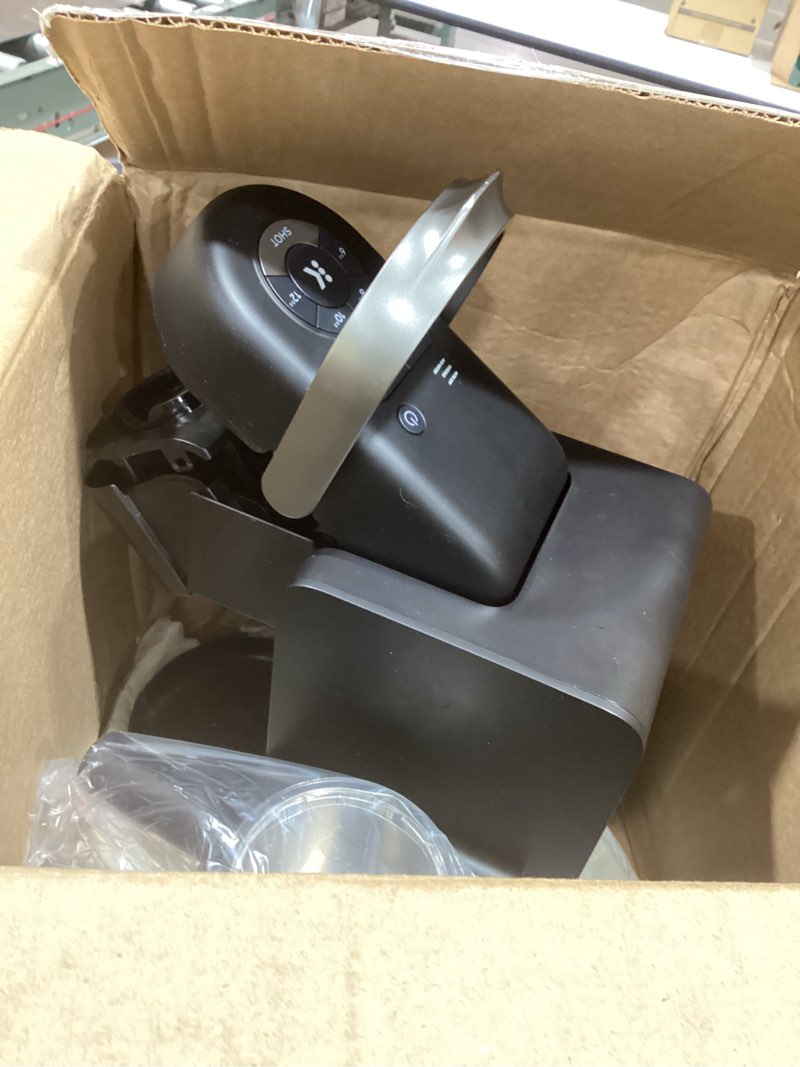 Condition photo showing As Is for Keurig K-Cafe Single-Serve K-Cup Coffee Maker, Latte Maker and Cappuccino Maker, Comes with Dishwasher Safe Milk Frother, Coffee Shot Capability, Compatible with all Keurig K-Cup Pods, Dark Charcoal