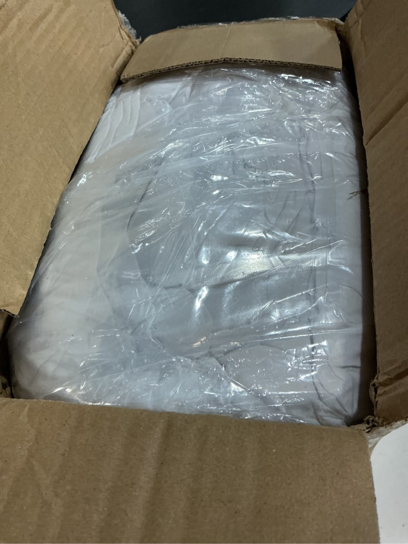 Condition photo showing New/Like New for 4 inch mattress topper queen size - 2000 gsm pillow top memory foam mattress topper extra thick support for back pain relief,breathable cover with 6"-18" deep pocket (queen,60"x80") white queen