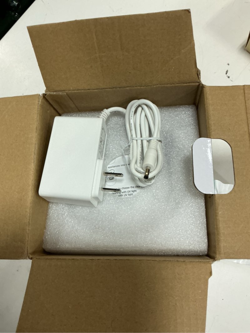 Condition photo showing Good Condition for upgraded ultrasonic retainer cleaner machine, 45khz ultrasonic dentures cleaner for night guards, braces, aligner, toothbrush, jewelry and more, 200ml capacity, white a-white