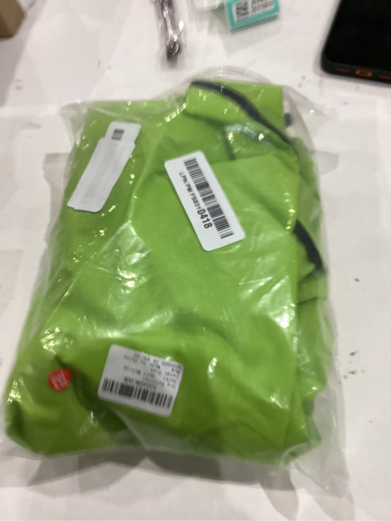 Condition photo showing Good Condition for mosucoirl dog raincoat jacket reflective adjustable hooded pet poncho rain coats with leash hole waterproof clothes for small medium large dogs (navyblue, s) navyblue s
