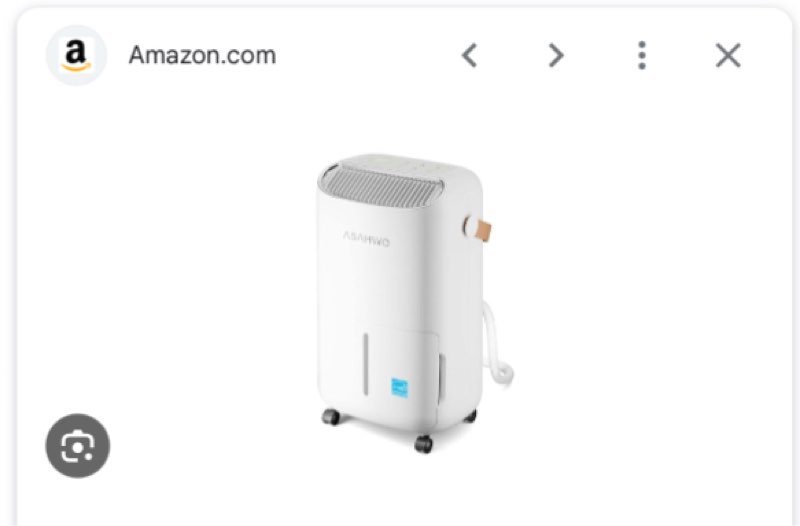dehumidifier for basement,home,bathroom,bedroom 45 pint/day 4500 sq ft dehumidifiers with drain hose,most efficient energy star 2025,intelligent humidity control,3 modes,24h timer (45 pint)