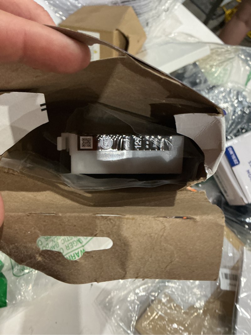 Condition photo showing As Is for epson 127 durabrite ultra ink black cartridge for nx-530, 625, wf-3520, 3530, 3540, 545, 60, 630, 633, 635, 645, 7010, 7510, 7520, 840, 845, water resistant black 1 pack ink