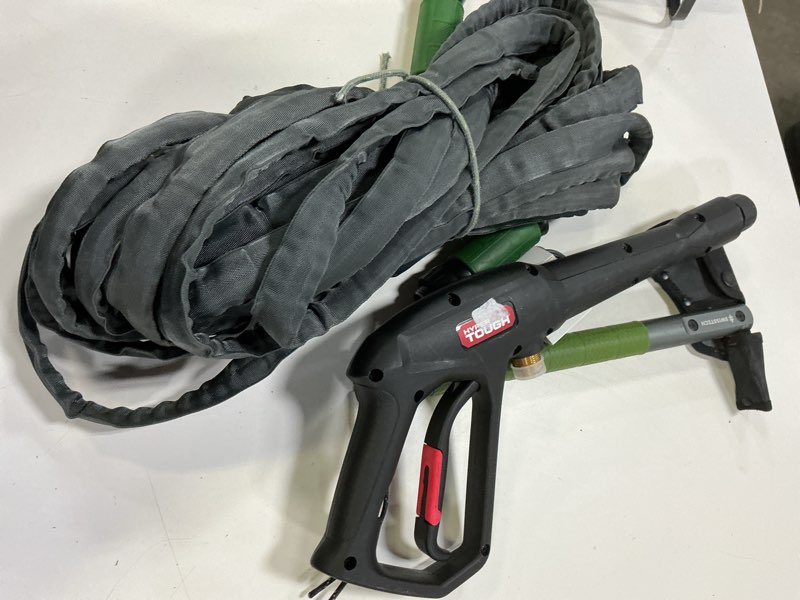 Condition photo showing As Is for tough (4.2) | 180 hyper tough universal pressure washer trigger handle replacement for gas and electric pressure washers, black