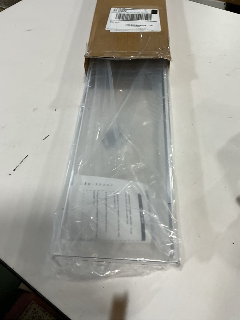 Condition photo showing New/Like New for upsimples 2 Pack 35.5x5.5 Inches Acrylic Shelves for Wall Storage, Floating Bookshelves for Kids, Display Shelf Organizer for Bathroom, Bedroom, Living Room, Kitchen, Clear 2 35.5x5.5"