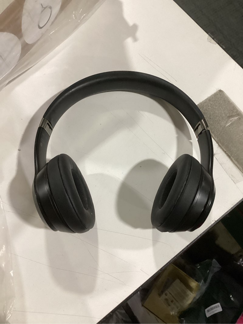 Condition photo showing As Is for **various colors**Beats Solo 4 - Wireless On-Ear Bluetooth Headphones, Up to 50-Hour Battery Life, Ultra-Lightweight Comfort, Powerful and Balanced Sound, Apple & Android Compatible - Matte Black Matte Black Standalone