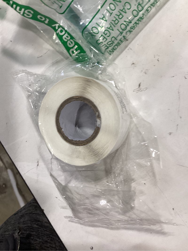 Condition photo showing Good Condition for white round thermal labels 1 inch vinyl circle waterproof direct printer sticker self-adhesive perforated name tag for logo diy qr design office address 500 pcs