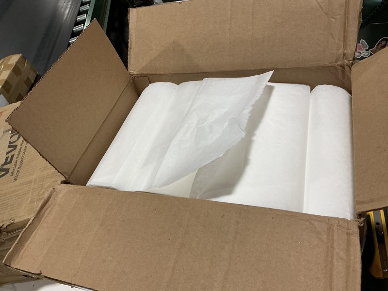Condition photo showing New/Like New for tidi 618 avalon single-use chiropractic headrest paper roll, white, 8.5” x 125’ (pack of 25) ? premium crepe paper ? hygienic barrier ? for chiropractic offices & more ? medical supplies 8.5" x 125' crepe rolls
