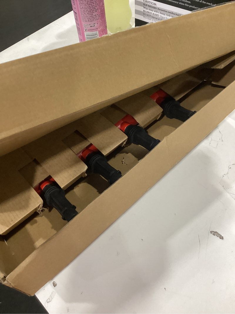 Condition photo showing As Is for Upgraded Ignition Coil Pack and 4x Iridium Spark Plug for 1.4L 1.8L L4 2011-2021 Chevy Cruze Sonic Trax Volt Buick Encore, Fits Cadillac ELR Replaces UF669 D521C 55577898