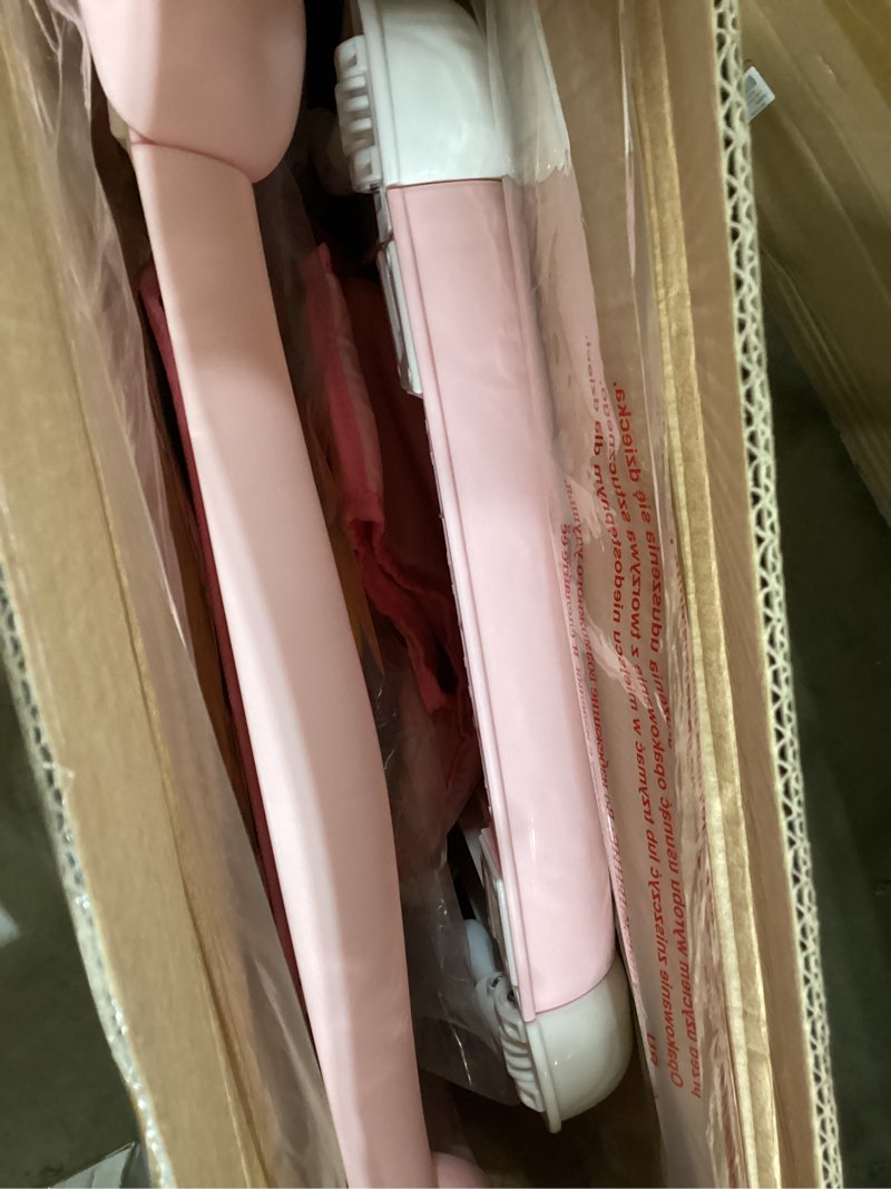 Condition photo showing Good Condition for 5-in-1 baby walker, baby walkers for boys girls 6-12 months, foldable activity walker, toddler infant walker with bouncer, adjustable height, removable footrest, feeding tray, music a-pink