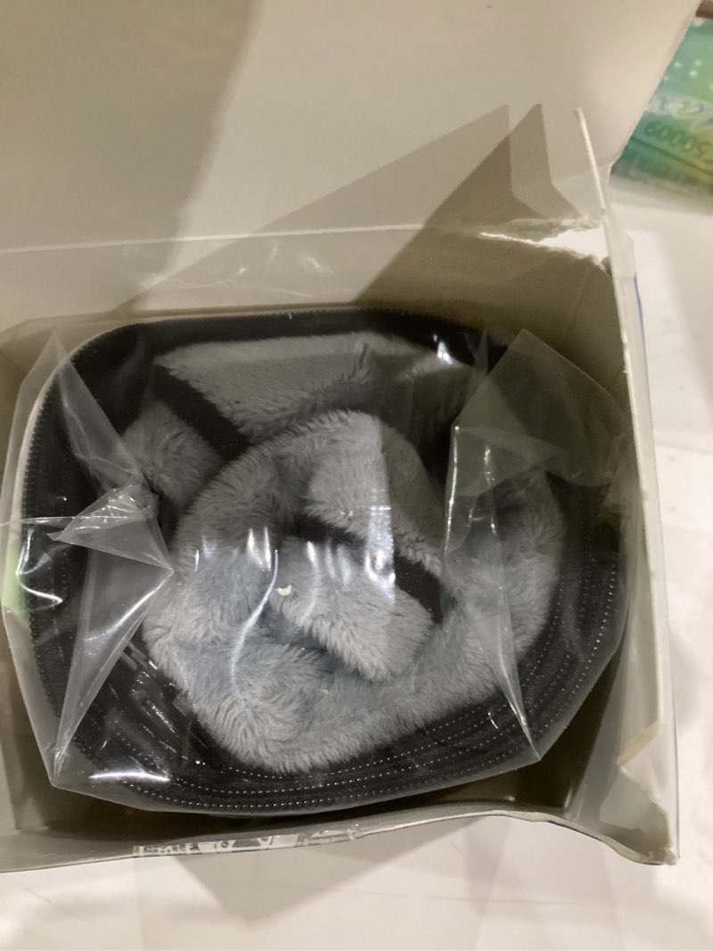 Condition photo showing As Is for BARKLESS Dog Cone, Inflatable Dog Cone After Surgery for Small Medium Breeds, Soft Surgery Collar with Enhanced Anti-Licking Guard Shield for Pets, Patented Protective Donut Collar Grey M+ (Neck:11"-14")