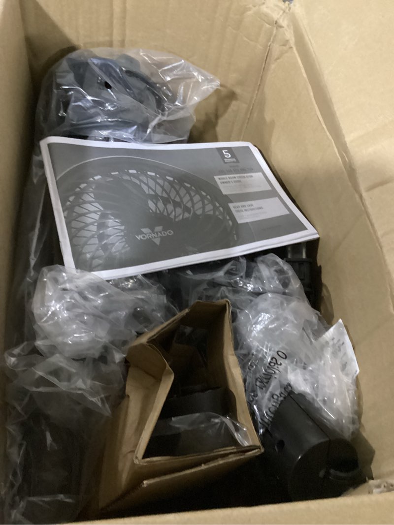 Condition photo showing Good Condition for vornado 683 pedestal 37.75 in. h x 8.98 in. d 3 speed pedestal fan