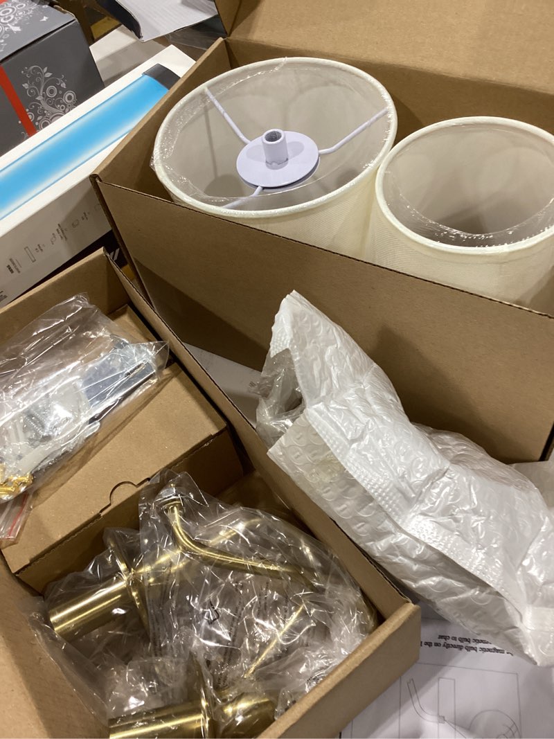 Condition photo showing Good Condition for Battery Operated Wall Sconce Set of 2,Wireless Wall Sconces with 10000 mAh,RGB Rechargeable Sconces with Remote,Cordless Wall Lights for Bedroom,Living Room,Bathroom,Renter Friendly Home Decor (Gold) Gold 2 Pack