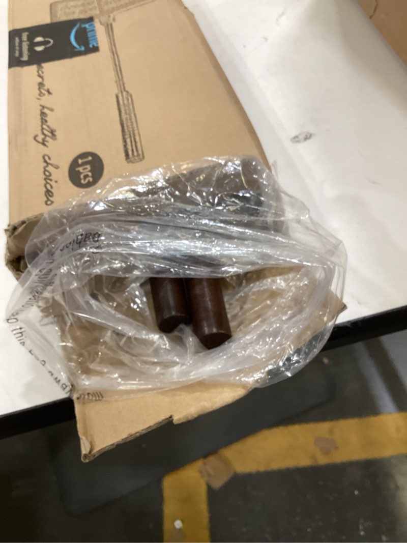 Condition photo showing As Is for double pie iron sandwich maker for camping, cast iron campfire pie cooker, campfire cooking equipment mountain pie maker