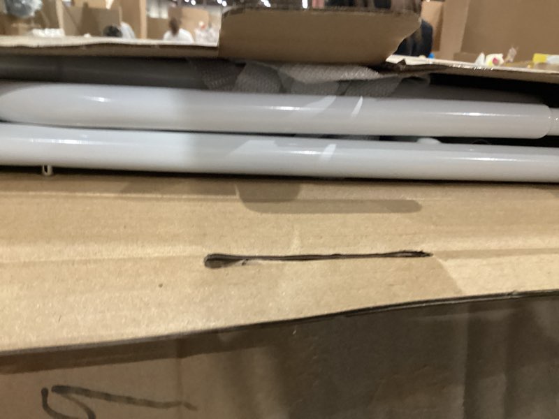 Condition photo showing As Is for Dream On Me Lightweight Mesh Security Adjustable Bed Rail for Toddler, Breathable Mesh Fabric, Suitable for All Types Of Beds, Reinforced Anchor System Bed Guard Rail, White