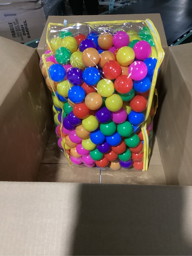 Condition photo showing Good Condition for vanland ball pit balls for baby and toddler phthalate free bpa free crush proof plastic - multicolored pit balls in reusable play toys for kids with storage bag bright colors 400 balls
