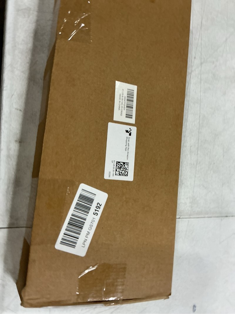 Condition photo showing New/Like New for 1” diameter curtain rods itself is 30 to 144 inch 1 pack fit 30-142 inch, 66 to 120 inch window with heavy duty adjustable rod matte black splicing metal extra long curtain rod for windows black 30-144"/1 pack