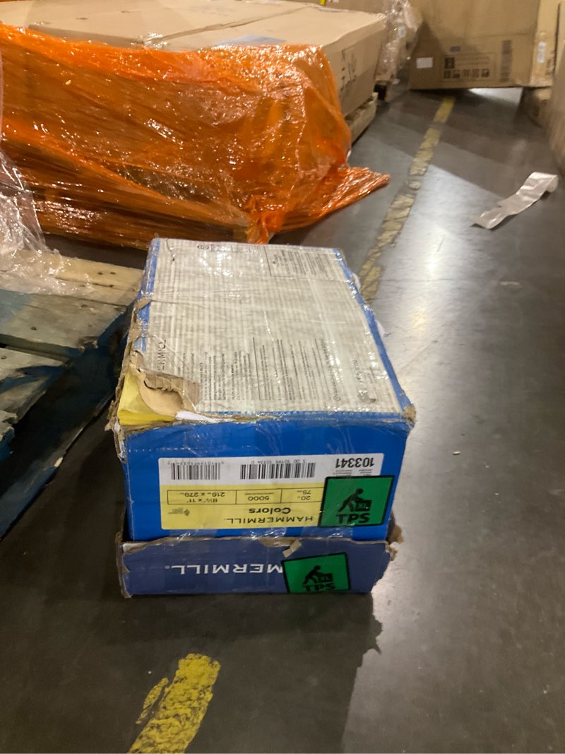 Condition photo showing As Is for Hammermill Colored Paper, 20 lb Canary Printer Paper, 8.5 x 11-10 Ream (5,000 Sheets) - Made in the USA, Pastel Paper, 103341C