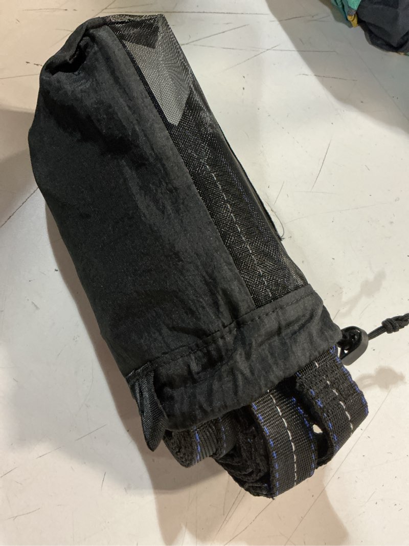 Condition photo showing Good Condition for eno atlas suspension system - tree strap for hammock - accessories for camping, hiking, and backpacking - black/royal