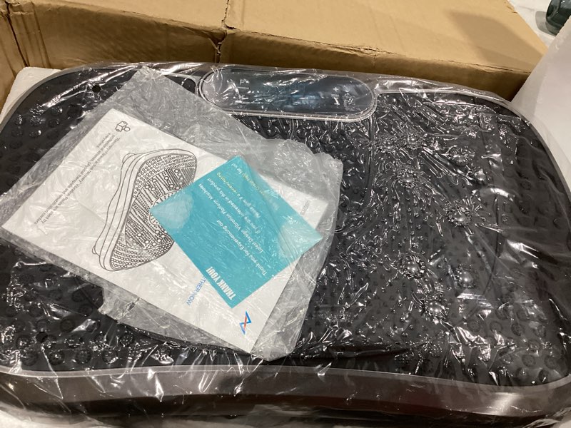 Condition photo showing Good Condition for axv vibration plate fitness platform exercise machine vibrating shaking full body shaker workout vibrate stand shake board sport for weight loss fat burner for gym home office bt.pro.gray