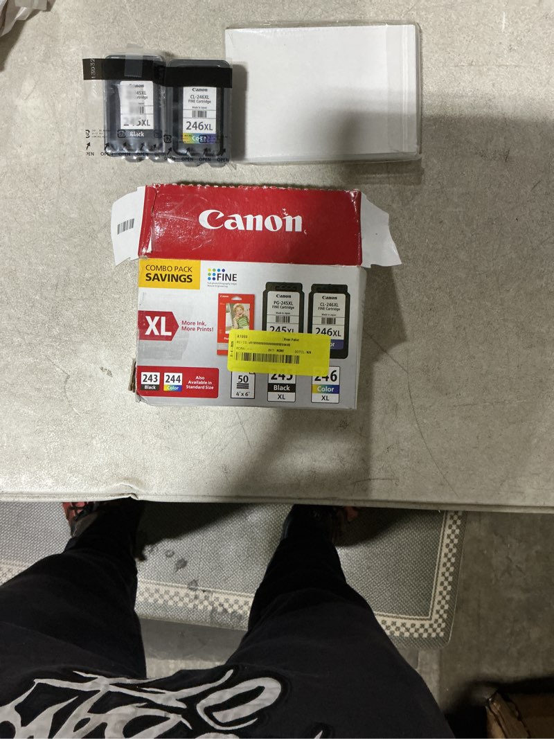 Condition photo showing Good Condition for valuetoner 245xl ink cartridge replacement for canon 245xl 246xl combo pack pg-245xl cl-246xl for pixma tr4520 tr4527 mg2522 mg2520 mx490 mx492 ts202 ts302 ts3320 mg2920 printer (black, color)