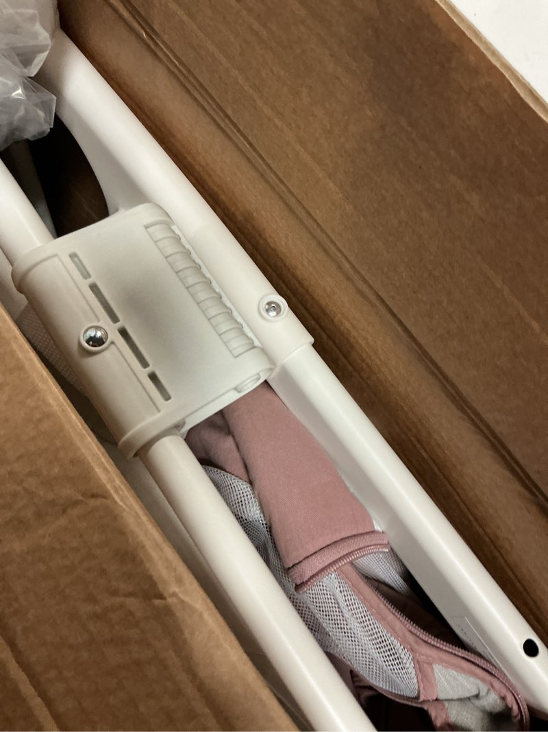 Condition photo showing Good Condition for baby delight beside me dreamer bassinet | bedside sleeper & baby bassinet | 6-position height adjustment | 100% gots certified organic cotton fabric | organic rose