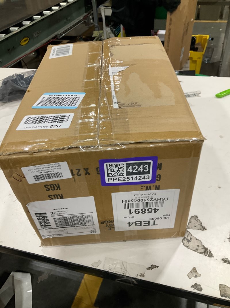 Condition photo showing As Is for tewei 18'' Dusk to Dawn Outdoor Light Fixture, Porch Light Outdoor Wall Sconce Lights, 2-Light Black