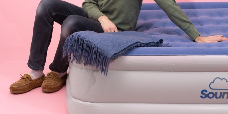 soundasleep dream series luxury usa air mattress with comfortcoil technology & built-in high capacit