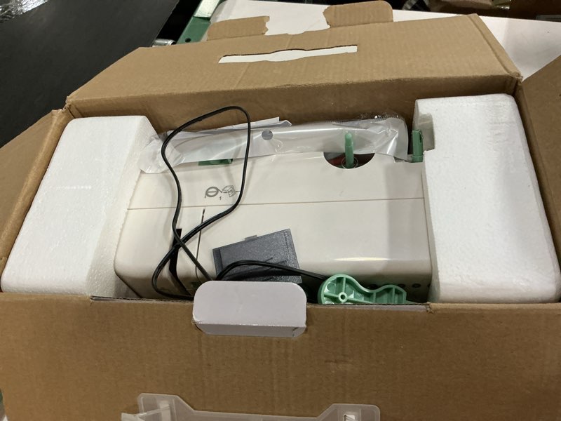 Condition photo showing Good Condition for StitchMaster Pro:Ballet on twin needles.Sewing machine,sewing machine for beginners,Double needle and double thread,16 kinds of stitches.Sewing machine for Household,sewing machine for adults. White