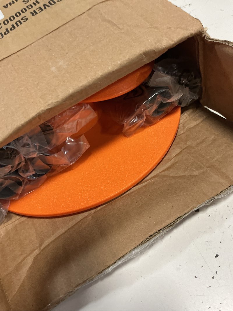 Condition photo showing Good Condition for boat cover support pole systems with anti-uv pe ropes & 9" abs base, highly stable windproof support pole - adjustbale 1-1/8" in diameter for v-hull/pontoon/jon boat cover (2 pack) orange 2 pack
