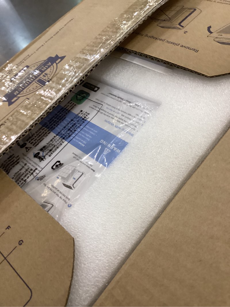 Condition photo showing As Is for LEVOIT Air Purifiers for Home Large Room Up to 1875 Ft² with Washable Pre-Filter, AHAM VERIFIDE, Air Quality Monitor, HEPA Sleep Mode for Allergies, Pet Hair in Bedroom, Vital 200S-P, White Air Purifier White