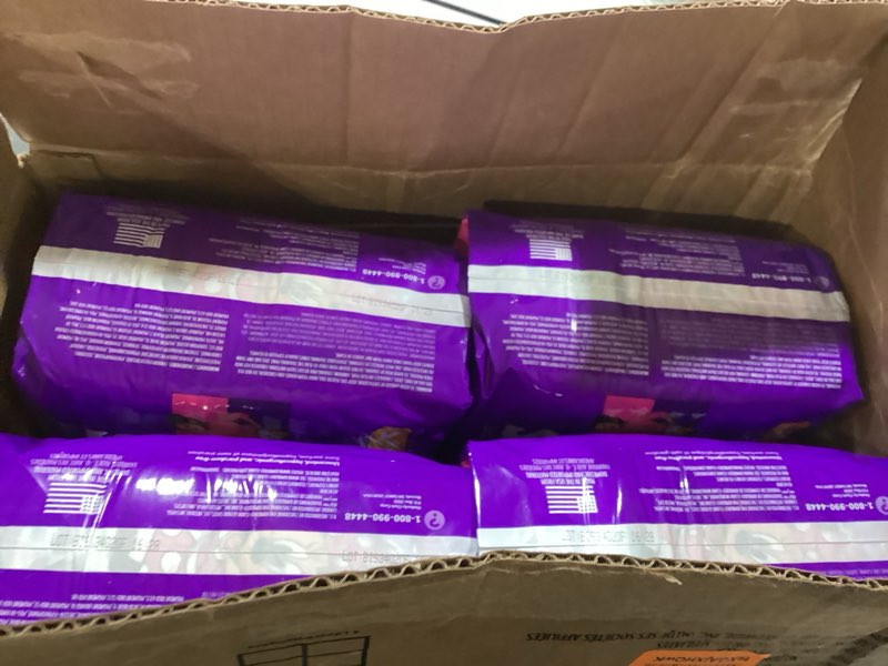 Condition photo showing New/Like New for pull-ups girls' potty training pants, size 3t-4t training underwear (32-40 lbs), 112 count (4 packs of 28) 3t-4t 112