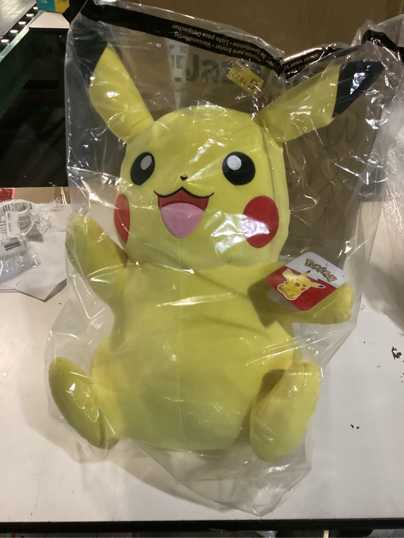 Condition photo showing New/Like New for Pokémon Pikachu Plush - 24-inch Plush with Authentic Details
